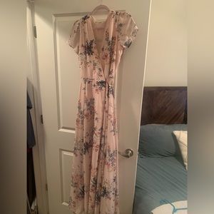 Anthropologie formal spring/summer dress